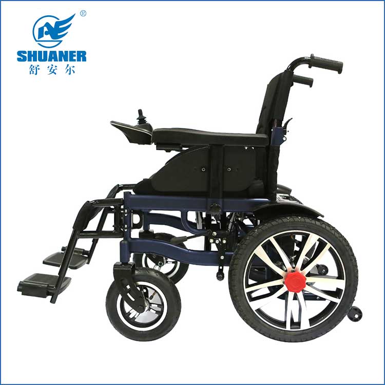 Application of foldable electric wheelchair