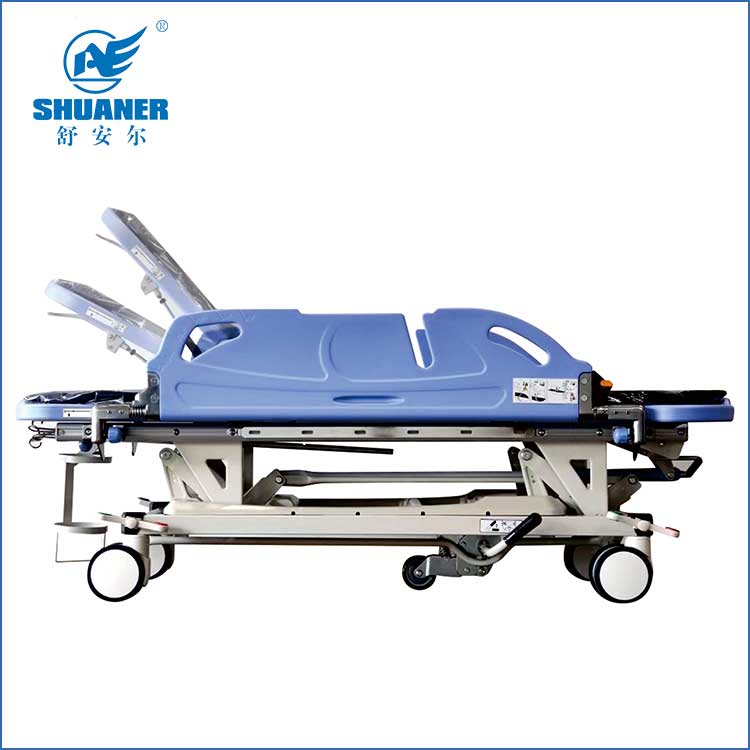 Precautions for medical hydraulic emergency transfer folding stretcher